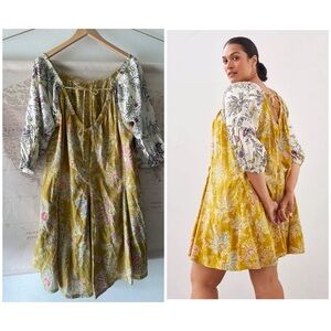 🆕Daily Practice | Anthropologie Mollie Tunic Dress Size PL Petite Large New